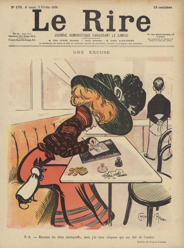 Illustration pour Le Rire - Caran d Ache