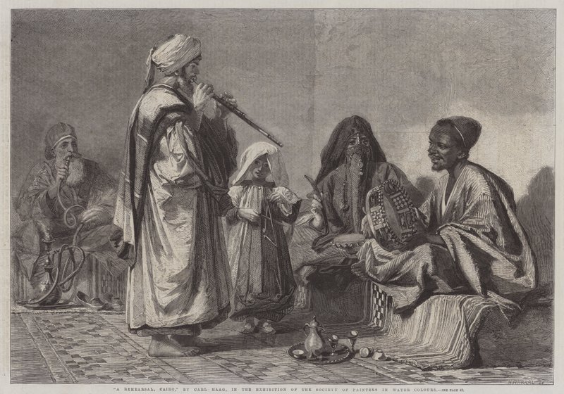 Une répétition, Le Caire - Carl Haag
