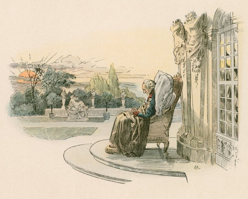 Frédéric le Grand (1712-1786) en vieillesse - Carl Rohling