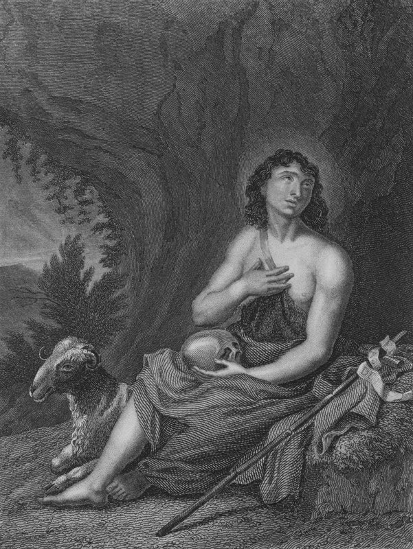 Saint Jean dans le désert - Carlo Cignani