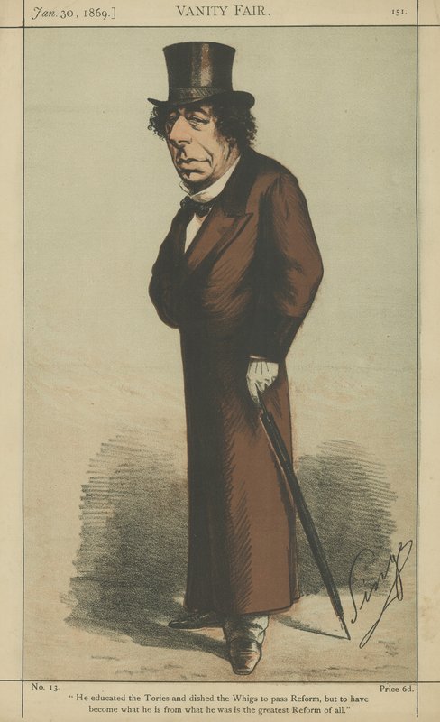 Le très honorable Benjamin Disraeli - Carlo Pellegrini