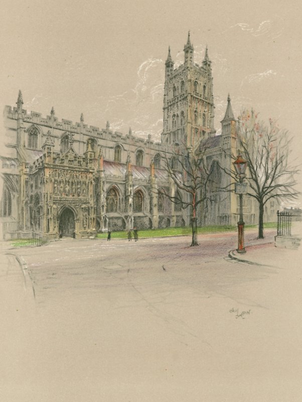 Cathédrale de Gloucester - Cecil Charles Windsor Aldin