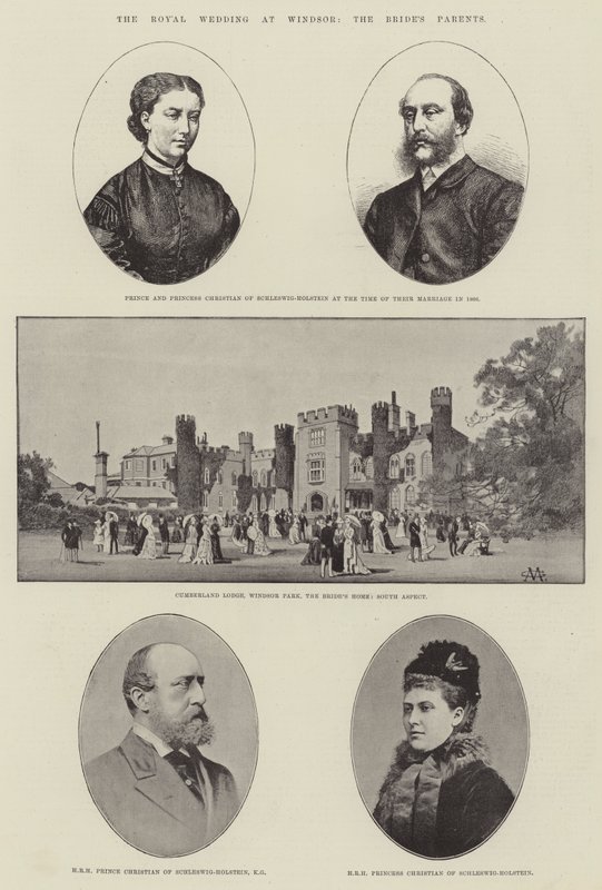 Le mariage royal à Windsor, les parents de la mariée - Charles Auguste Loye