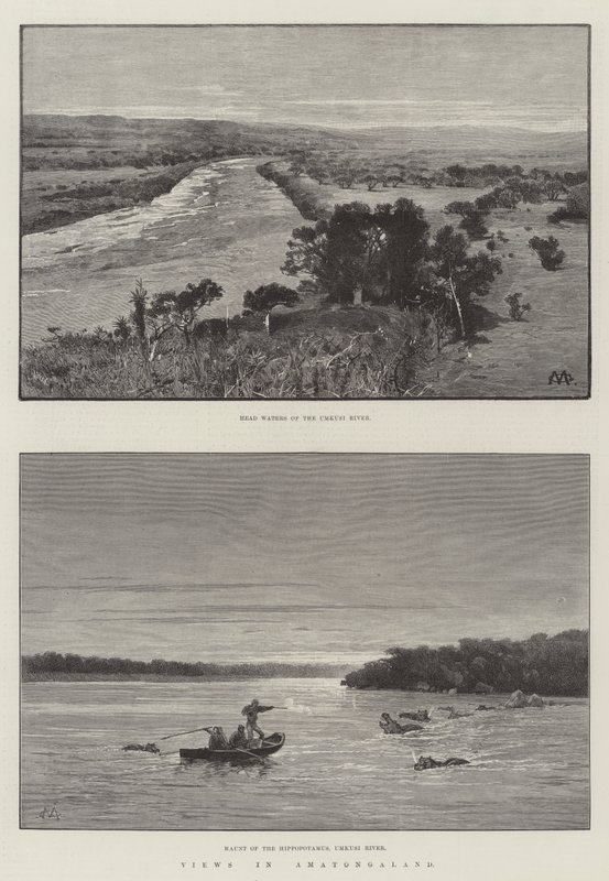Vues en Amatongaland - Charles Auguste Loye
