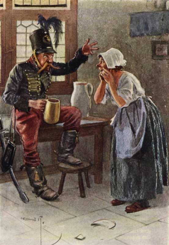 Mauvaises nouvelles du champ de bataille de Waterloo - Charles Crombie