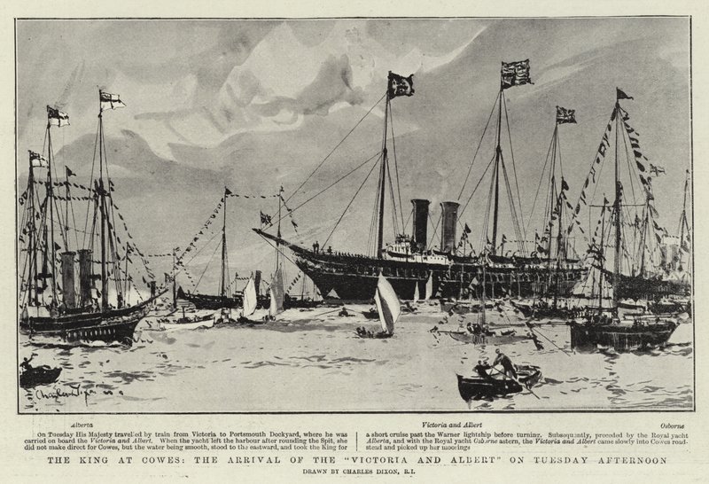 Le roi à Cowes, l