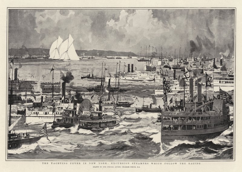 La fièvre de la navigation de plaisance à New York, bateaux à vapeur d