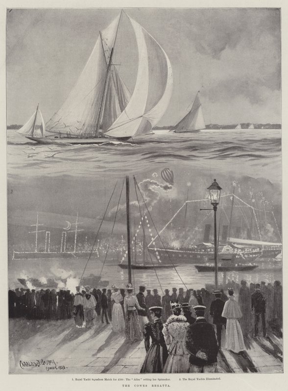 La Régate de Cowes - Charles John de Lacy