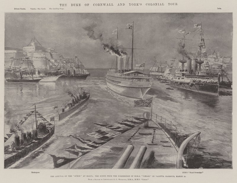 La tournée coloniale du duc de Cornouailles et de York - Charles John de Lacy