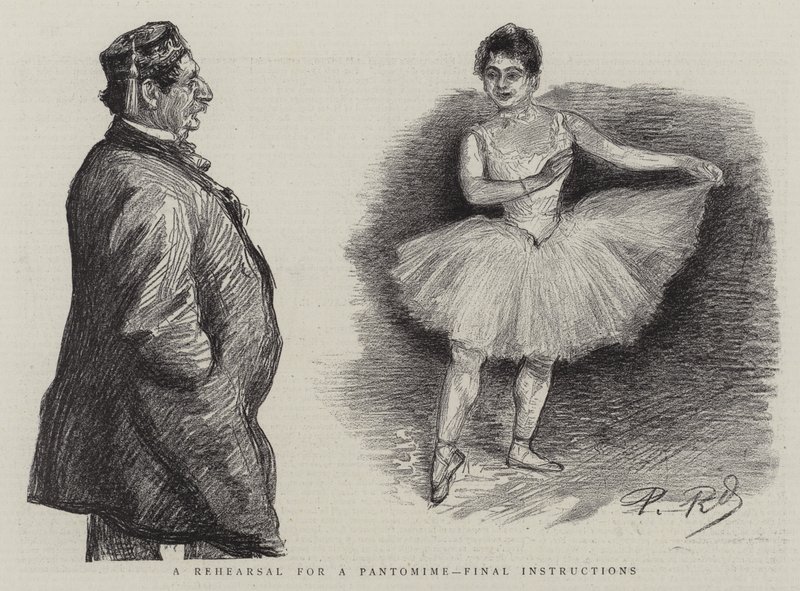 Une Répétition pour une Pantomime, Instructions Finales - Charles Paul Renouard