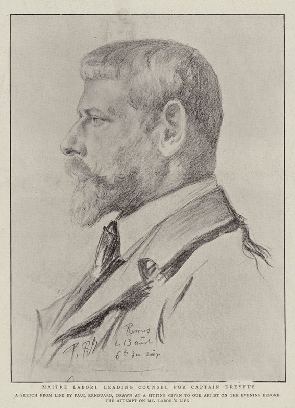 Maître Labori, avocat principal du capitaine Dreyfus - Charles Paul Renouard