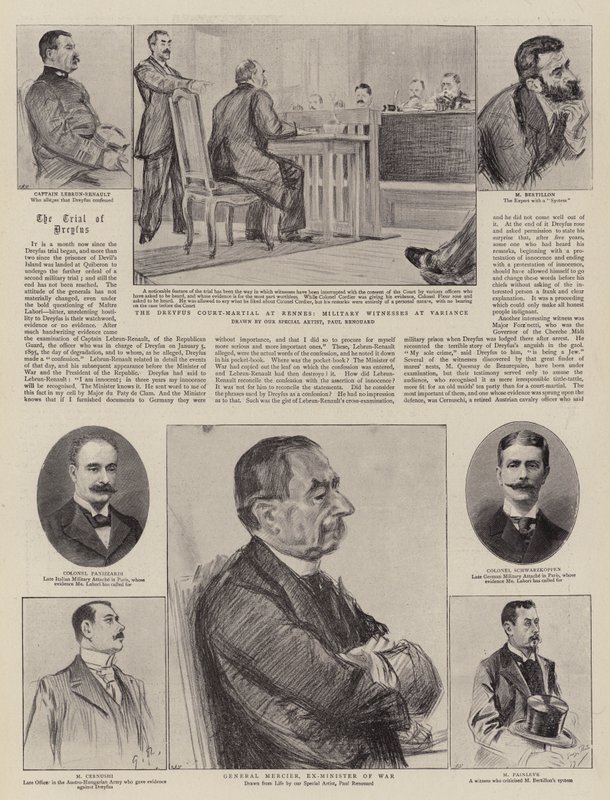 Le procès du capitaine Dreyfus à Rennes - Charles Paul Renouard