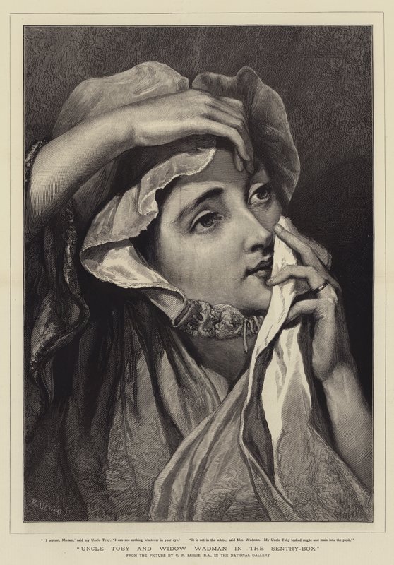 Oncle Toby et Veuve Wadman dans la guérite - Charles Robert Leslie