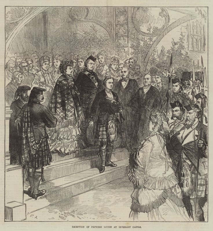 Réception de la Princesse Louise au Château d