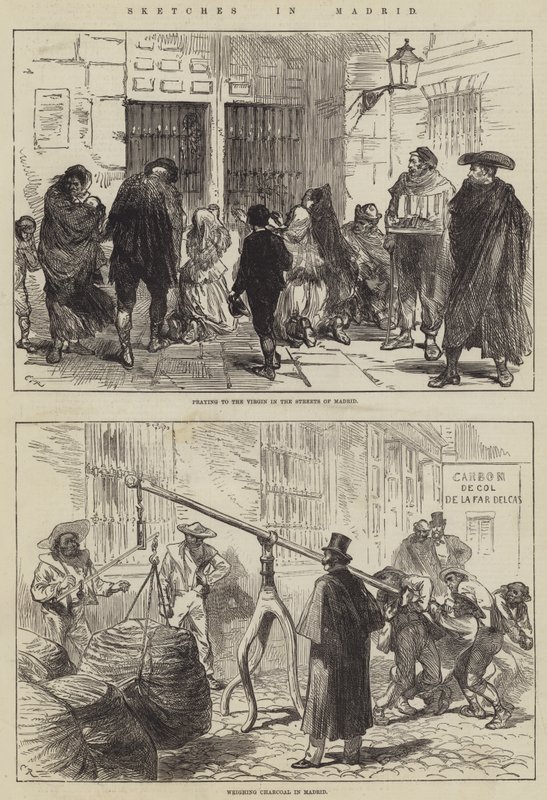 Croquis à Madrid - Sir John Charles Robinson
