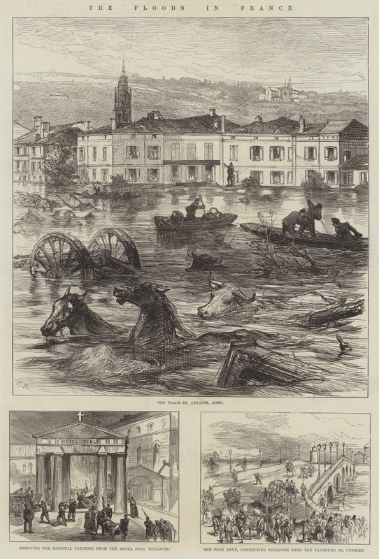 Les inondations en France - Sir John Charles Robinson