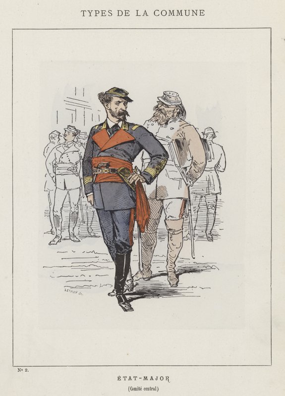 Etat-Major, Comité central - Charles Albert d Arnoux Bertall