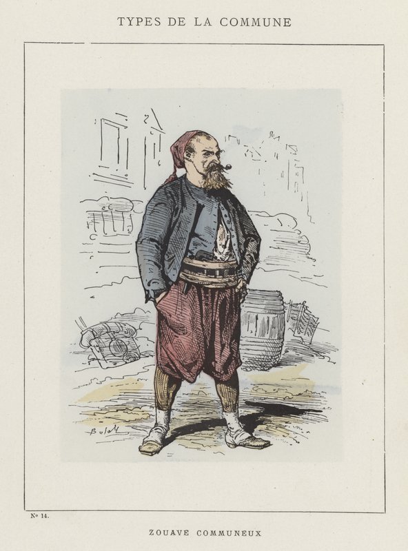 Zouave Communeux - Charles Albert d Arnoux Bertall