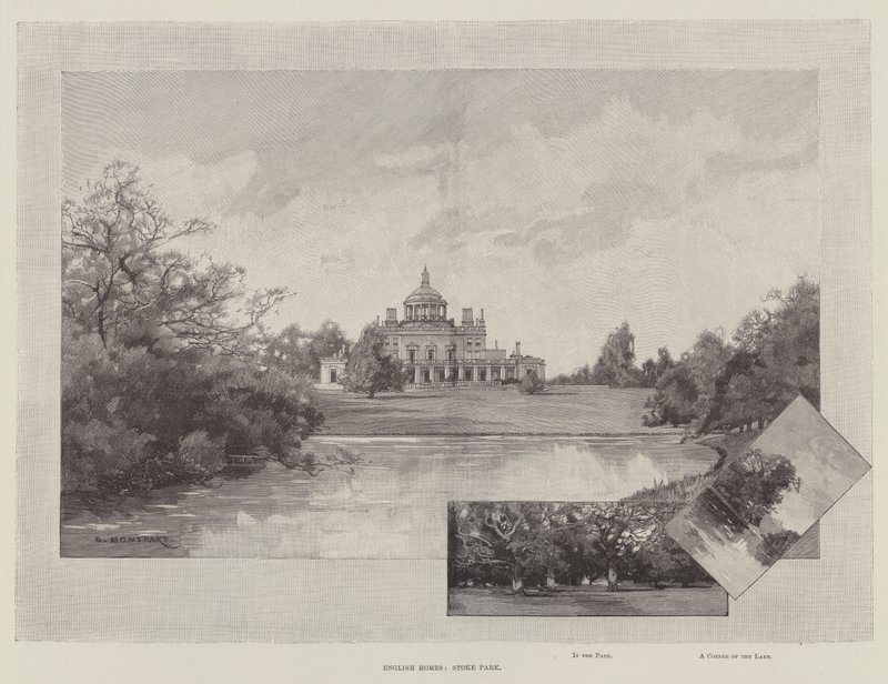 Maisons anglaises, Stoke Park - Charles Auguste Loye