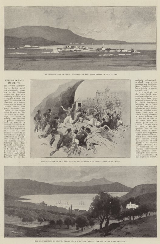 Insurrection en Crète - Charles Auguste Loye