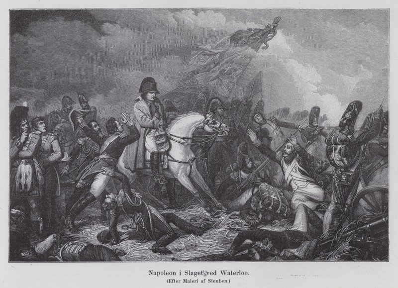 Napoléon à la bataille de Waterloo - Charles Auguste Steuben