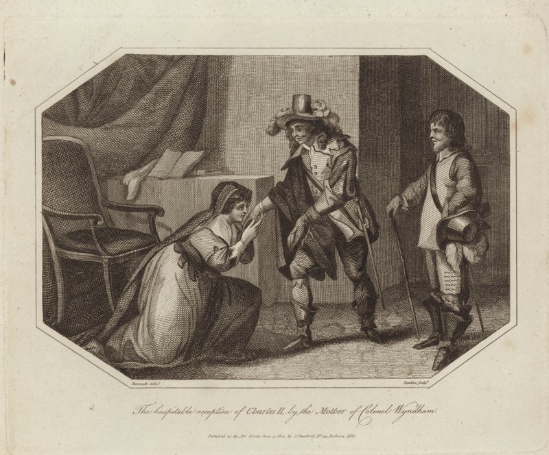 La réception hospitalière de Charles II - Charles Benazech