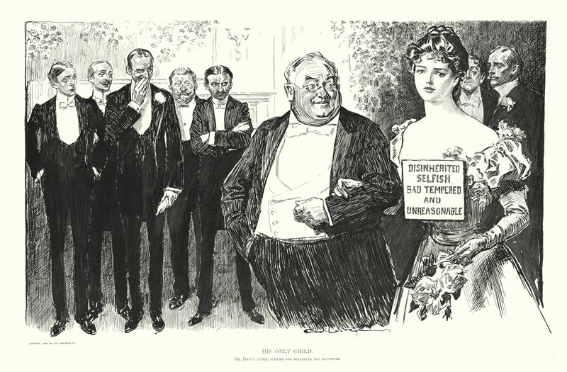 Son Seul Enfant - Charles Dana Gibson
