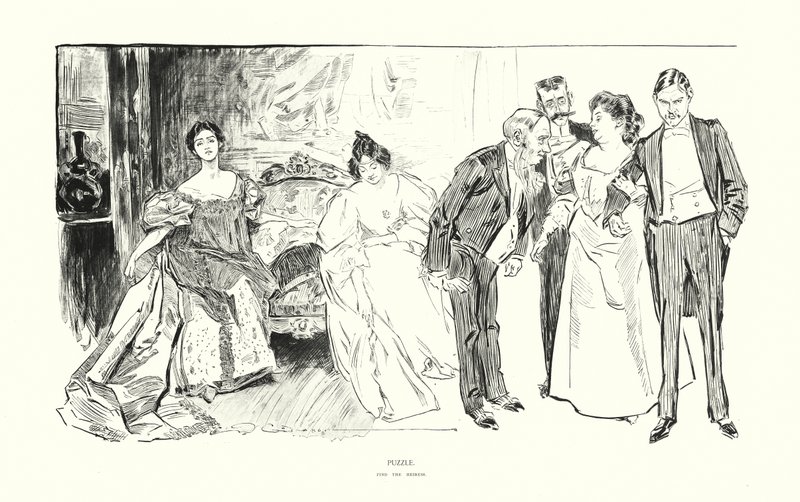 Puzzle - Charles Dana Gibson