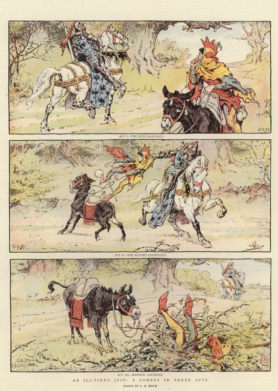 Une comédie en trois actes - Charles Edmund Brock