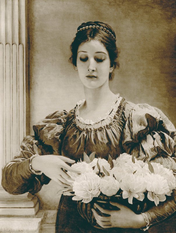 Pivoines - Charles Edward (after) Perugini