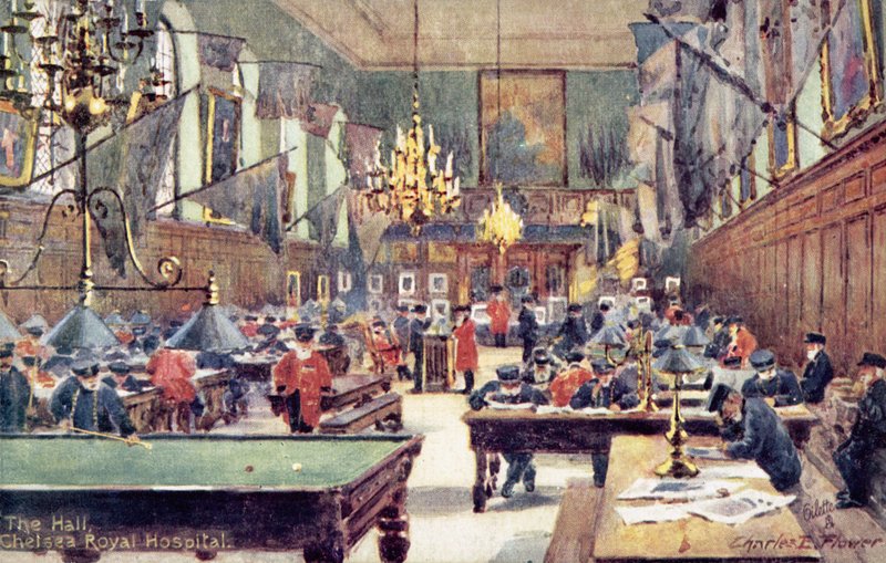 La Salle, Hôpital Royal de Chelsea, Londres - Charles Edwin Flower
