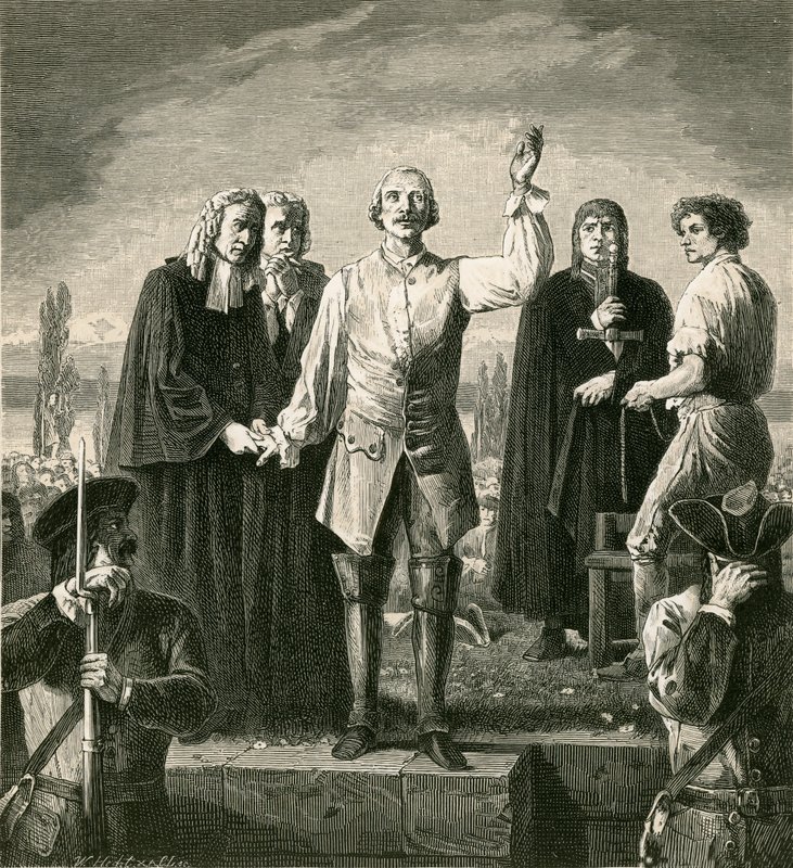 Exécution du Major Davel - Charles Gleyre
