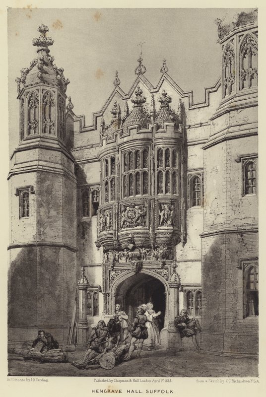 Hengrave Hall, Suffolk - Charles James Richardson