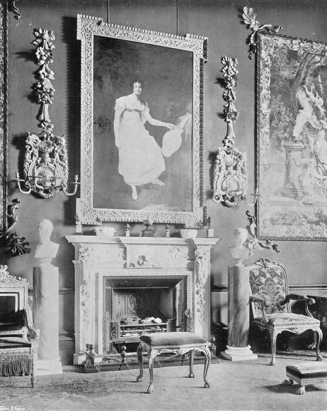 Cheminée dans la Grande Salle à Manger - Charles Latham