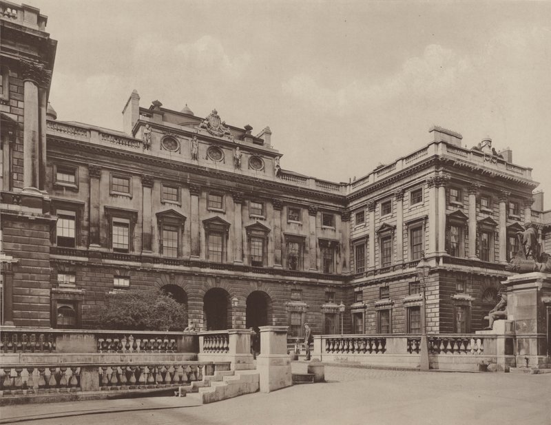 Somerset House, vue dans la cour - Charles Latham