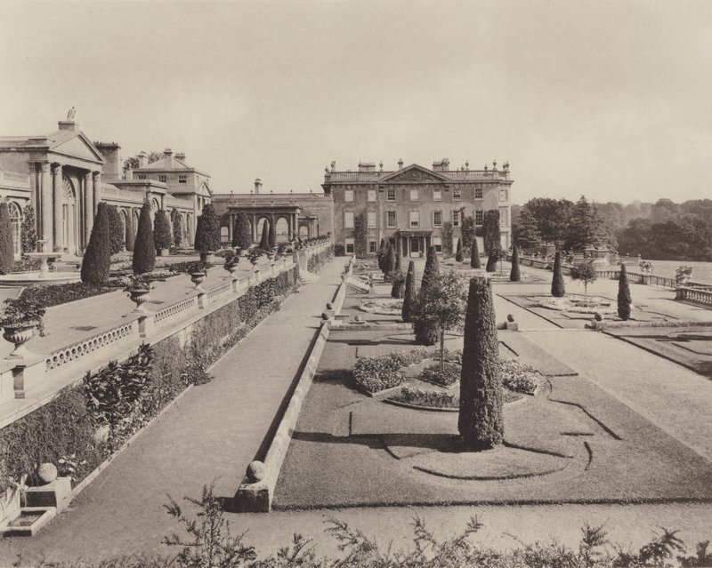 Le jardin formel à Bowood, Wilts - Charles Latham