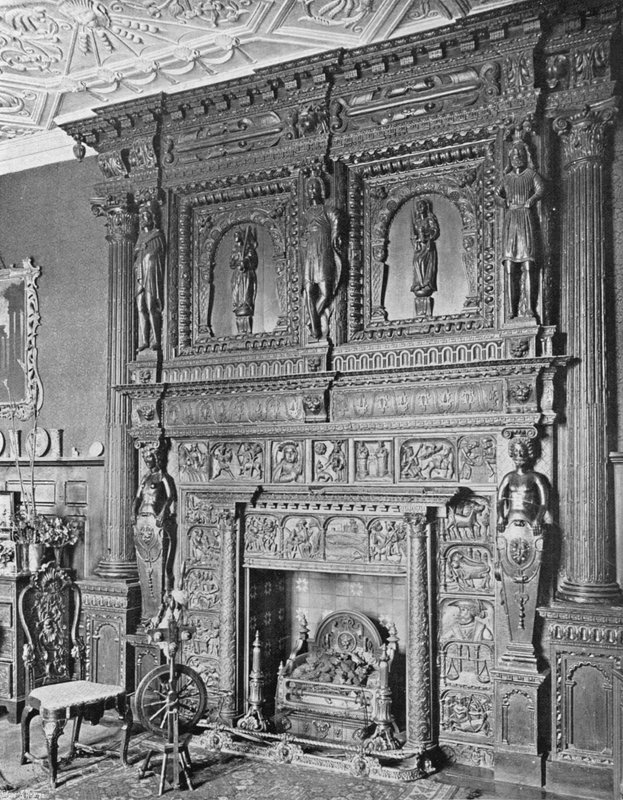 Wolfeton House : La Cheminée Espagnole - Charles Latham