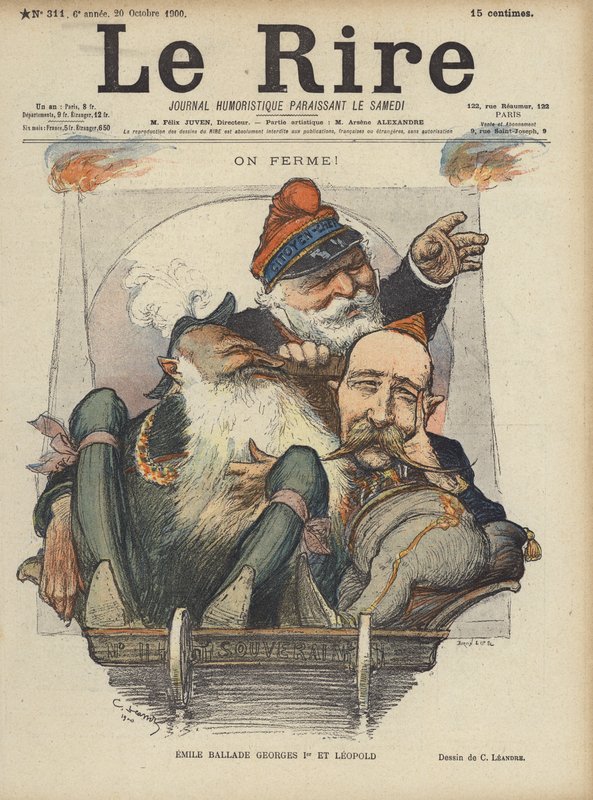 Illustration pour Le Rire - Charles Leandre