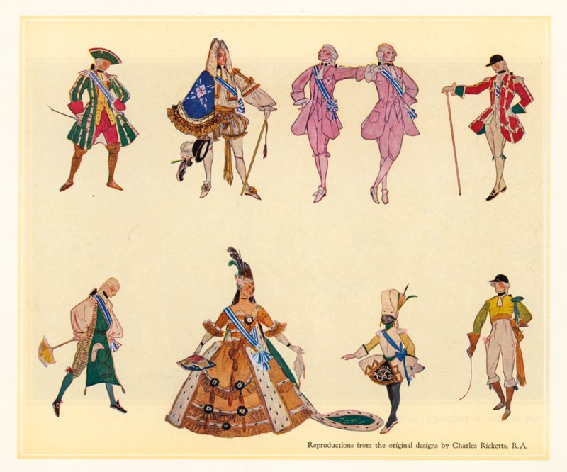 Dessins originaux pour Les Gondoliers - Charles Ricketts