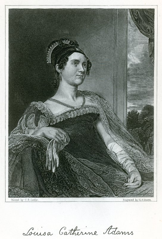 Louisa Catherine Adams (gravure) - Charles Robert Leslie