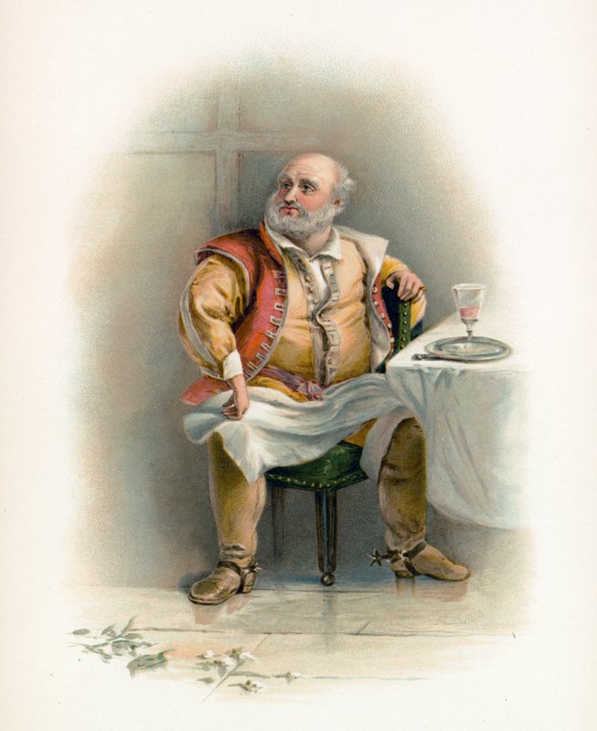 Falstaff de Shakespeare - Charles Robert Leslie