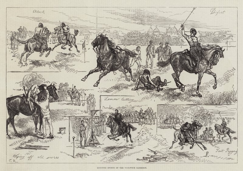 Sports montés de la garnison de Woolwich - Sir John Charles Robinson