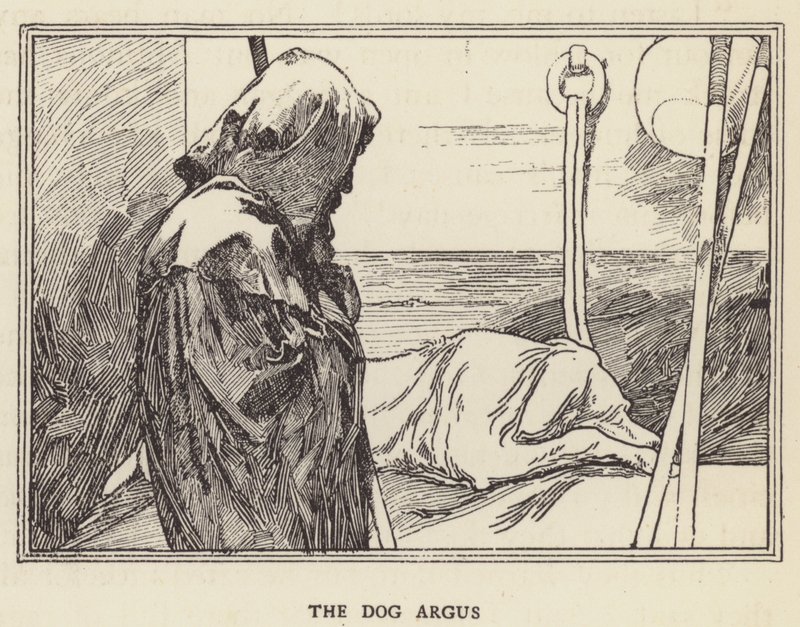 Le chien Argos - Sir John Charles Robinson