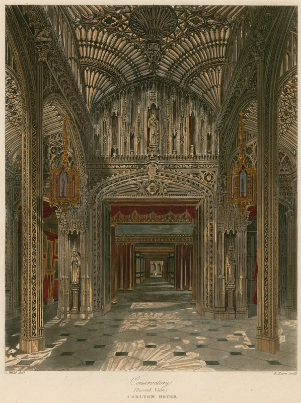 Conservatoire, Carlton House, Londres - Charles Wild