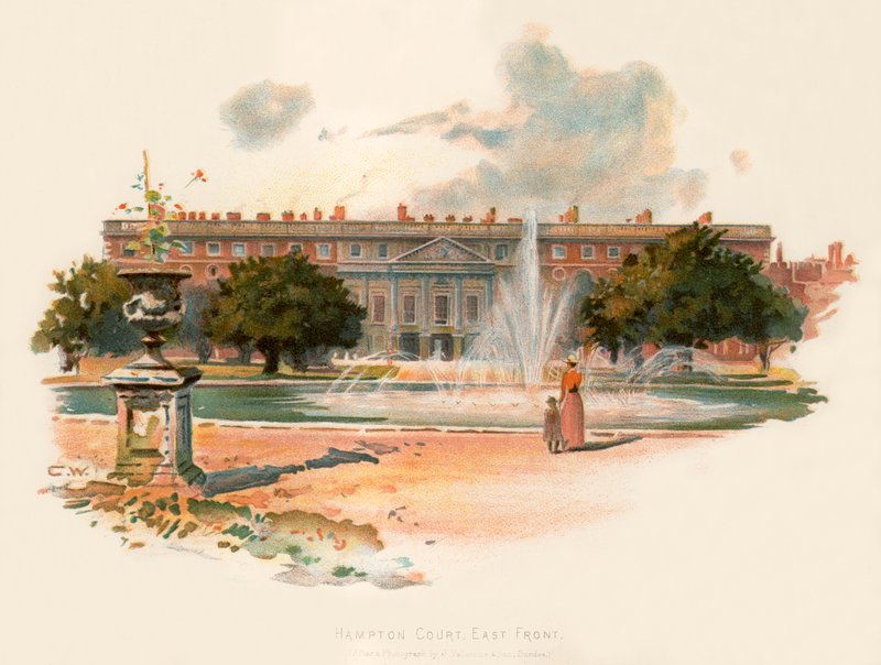 Hampton Court, façade est - Charles Wilkinson