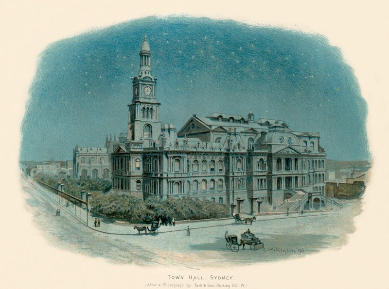 Hôtel de ville, Sydney - Charles Wilkinson