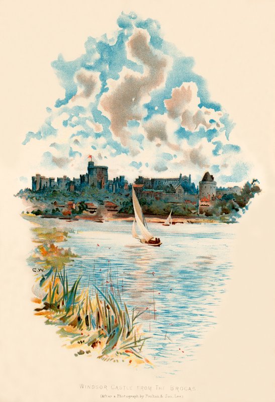 Château de Windsor depuis le Brocas - Charles Wilkinson