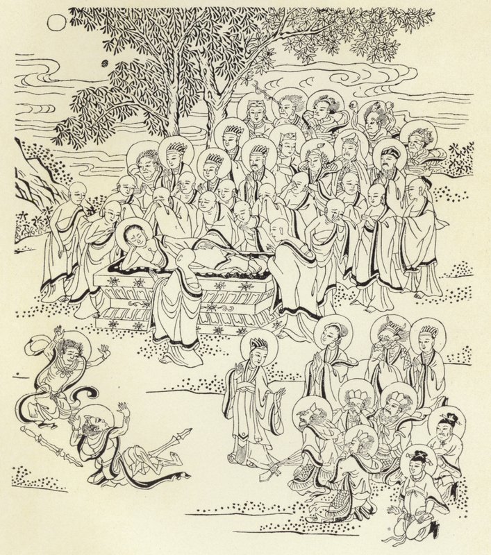 La Mort de Bouddha - Chinese School