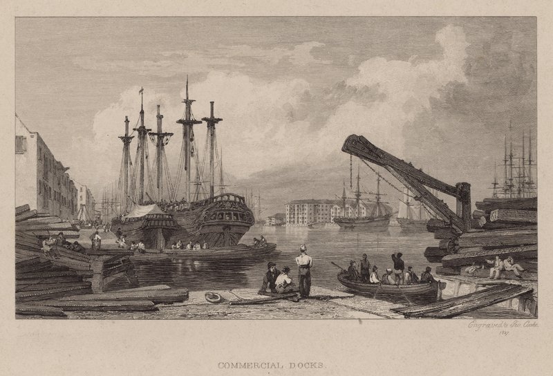 Docks commerciaux, Londres - Clarkson Frederick Stanfield
