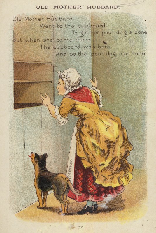 Comptine : Vieille Mère Hubbard - Constance Haslewood